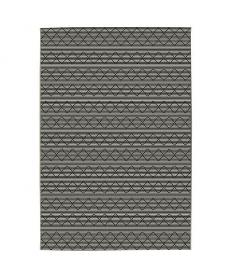 CARLTON Tapis de salon Relax 120 X170 cm Noir/Laine