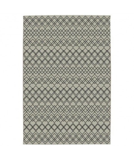 CARLTON Tapis de salon Relax 120X170cm Laine/Noir