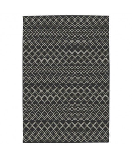 CARLTON Tapis de salon Relax 120X170cm Noir