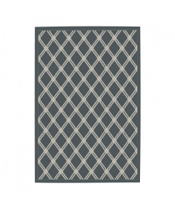 CARLTON Tapis relax 120x170cm Anthracite & Sable