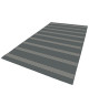 CARLTON Tapis relax 120x170cm Anthracite & Sable Rayure