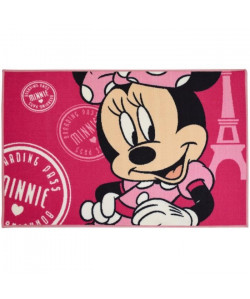 MINNIE Tapis enfant rose 120 x 80 cm