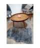 Tapis imitation peau de bete Cocooning 55x80 cm gris