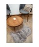 Tapis imitation peau de bete Cocooning 55x80 cm taupe