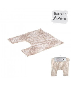 Contour de toilette 100% coton 55x50 cm Taupe