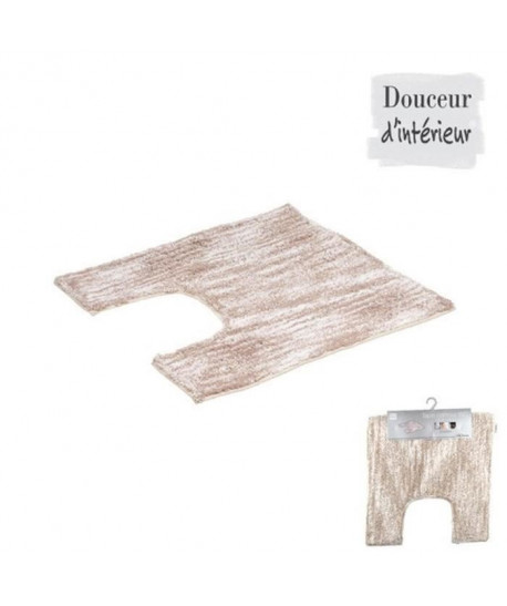 Contour de toilette 100% coton 55x50 cm Taupe