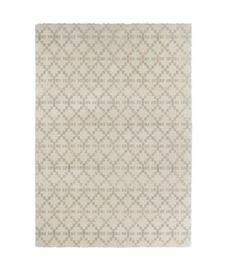 CONTINENTAL Tapis de salon laineux 160X230 cm Creme/rose camée