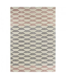 CONTINENTAL Tapis de salon laineux 160X230 cm Creme/rose camée