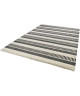 CONTINENTAL Tapis de salon laineux 160 X 230 cm Creme et Gris