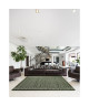 CONTINENTAL Tapis de salon laineux 160X230 cm Vert/Beige