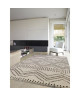 CONTINENTAL Tapis de salon laineux 120X170 cm Beige/Marron