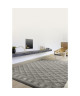 CONTINENTAL Tapis de salon laineux 120X170 cm Gris clair/Gris foncé