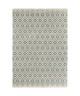 CONTINENTAL Tapis de salon laineux 120X170cm Creme/Bleu