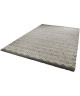 CONTINENTAL Tapis de salon laineux 120X170cm Gris foncé/Gris clair