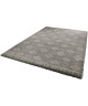 CONTINENTAL Tapis de salon laineux 120X170 cm Gris foncé/Creme