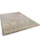 ASMA Tapis de salon style Berbere en polypropylene laineux  120x170 cm  Beige