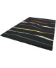 CONTINENTAL Tapis de salon laineux 120X170 cm Noir