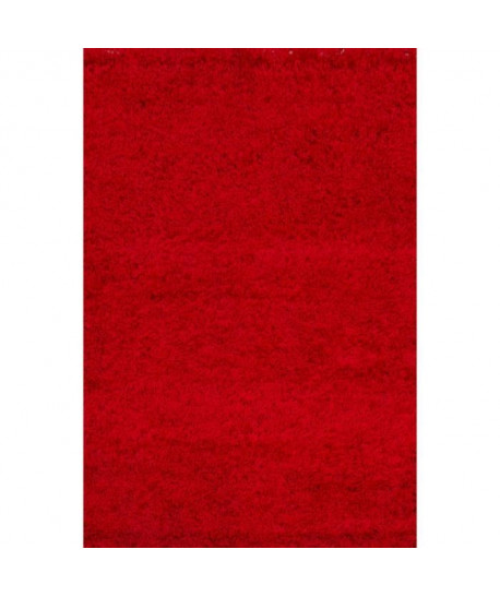 RELAX Tapis de salon Shaggy rouge 160x230 cm