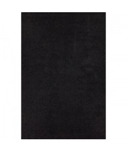 RELAX Tapis de salon Shaggy noir 120x160 cm