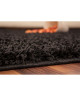 RELAX Tapis de salon Shaggy noir 120x160 cm