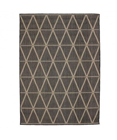 COUNTRY Tapis intérieur 160x230 cm Gris foncé