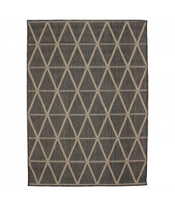 COUNTRY Tapis intérieur 120x170 cm Gris foncé