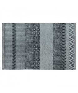 DESERT Frangé Tapis intérieur Ethnique 155x230cm Gris