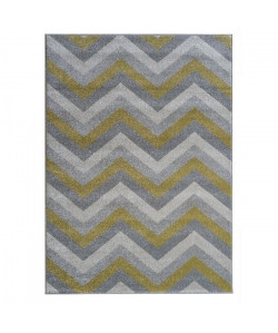 COSI Tapis de salon 120x160 cm style scandinave Gold