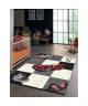 CARS Tapis pour enfant 120x170 cm gris, noir et blanc