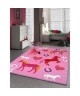 HORSE Tapis pour enfant 160x230 cm fuchsia et blanc