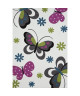 BUTTERFLY Tapis pour enfant 120x170 cm blanc, gris et rose