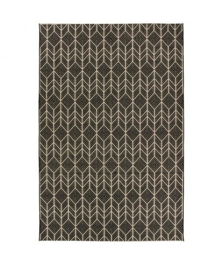 ESTEPONA Tapis intérieur/extérieur 160X230cm Noir/Laine