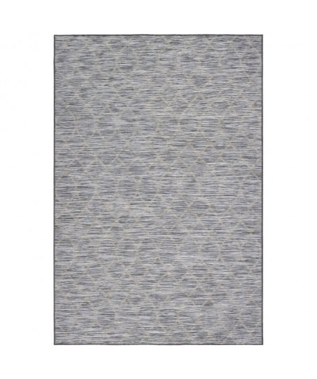 FLORENCE Tapis de salon 120 X 170 cm Charbon gris