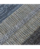 GARDEN Tapis Moderne 123x180cm Gris & Bleu