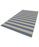 CARLTON Tapis relax 160x230cm Laine & Bleu Rayure