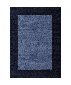 LIFE Tapis de salon Shaggy 120x170 cm bleu nuit