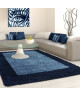 LIFE Tapis de salon Shaggy 120x170 cm bleu nuit