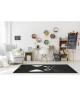 CAT Tapis pour enfant style contemporain 100% polypropylene  120x170 cm  Noir et blanc