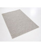 MANDARIN Tapis 160x230cm Laine & Gris falaise Rayure