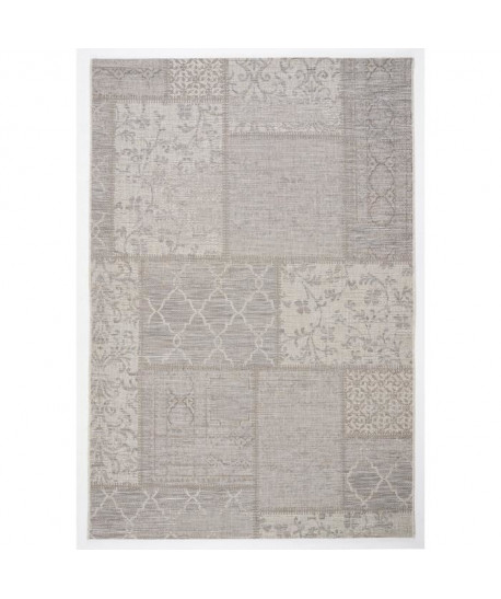 MANDARIN Tapis 160x230cm Laine & Gris falaise