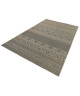 MANDARIN Tapis 160x230cm Sable & Gris falaise Rayure