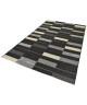 MANDARIN Tapis 160x230cm Noir & Anthracite