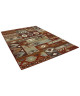 MADRID Tapis style Gabbeh 160X230 cm Bordeaux