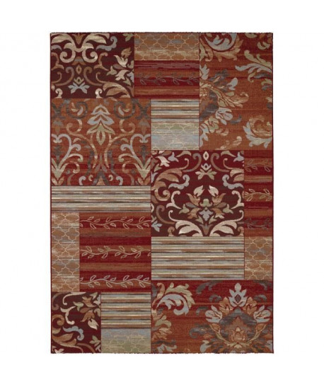 MADRID Tapis style Gabbeh 160X230 cm Bordeaux