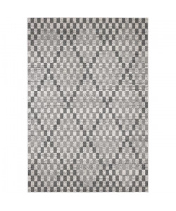 MADRID Tapis style contemporain 160X230 cm Blanc / Gris