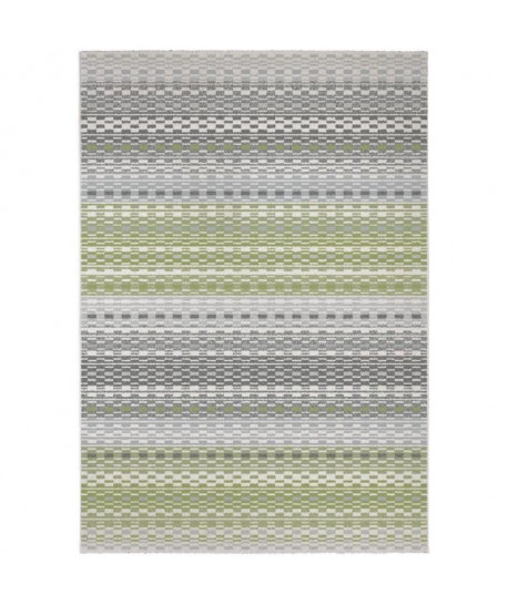 MADRID Tapis style contemporain 160X230 cm Blanc / Vert