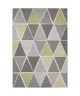 MADRID Tapis style contemporain 160X230 cm Blanc / Vert