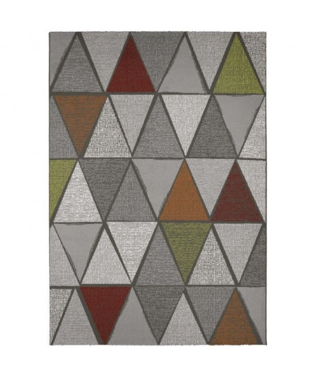 MADRID Tapis style contemporain 160X230 cm Gris