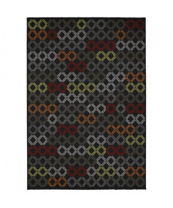 MADRID Tapis style contemporain 160X230 cm Noir