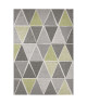 MADRID Tapis style contemporain 120X170 cm Blanc / Vert